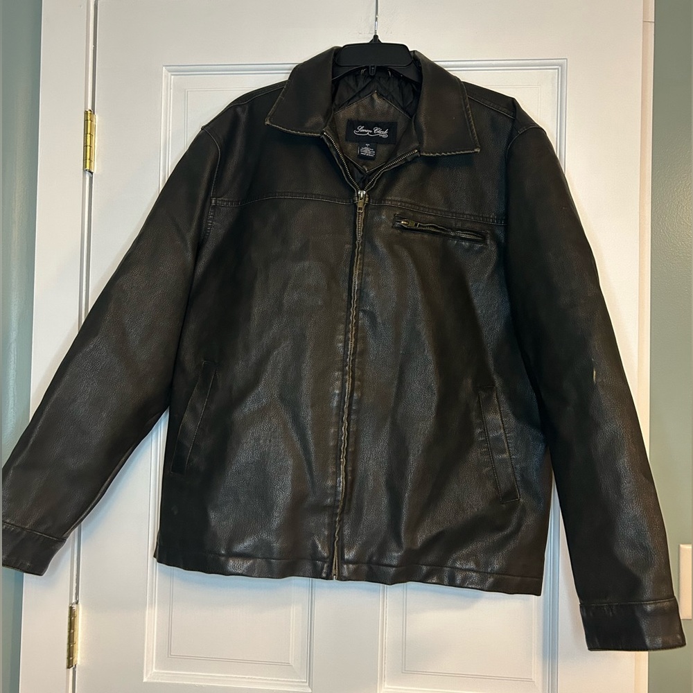 Simon Clark London Faux Leather Jacket